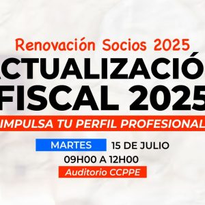 RENOVACIÓN PRESENCIAL: Actualización Tributaria - 15 julio 2025