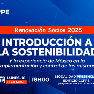 RENOVACIÓN PRESENCIAL: Introducción a la Sostenibilidad - 01 diciembre 2025