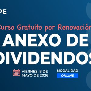 RENOVACIÓN ON LINE: Anexo de Dividendos - 08 mayo 2026
